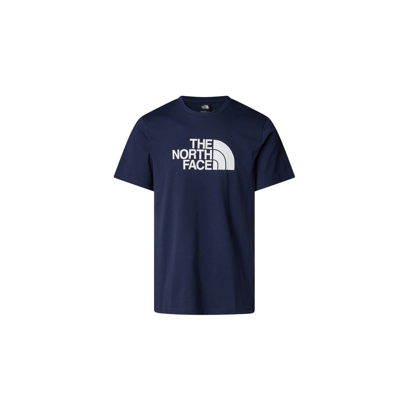 T-shirt Navy Uomo con logo grande frontale