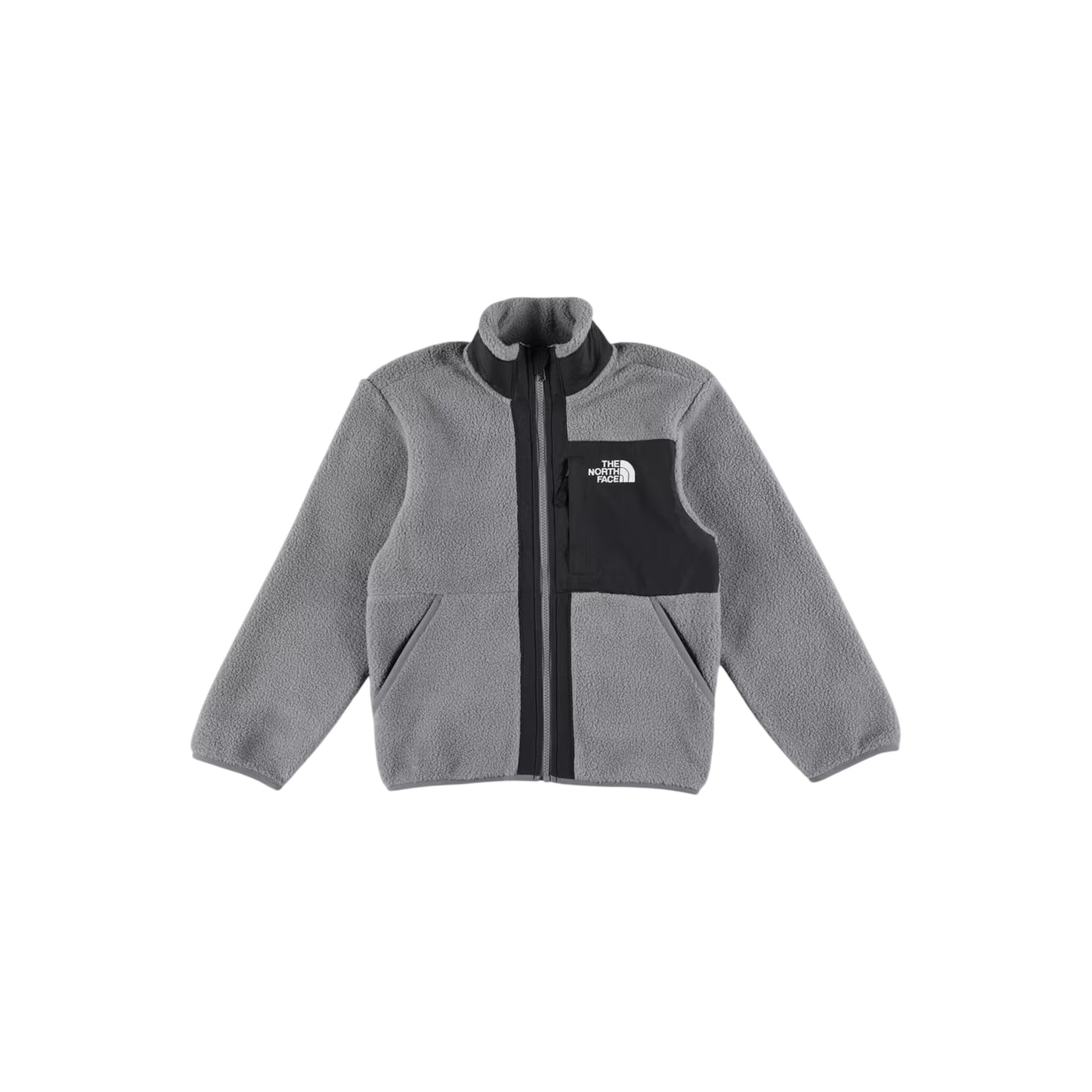 Giacca Junior Grigio, con rifiniture a contrasto e taschino logato