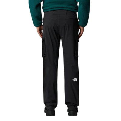 Pantaloni Cargo Uomo Exploration Nero modello retro