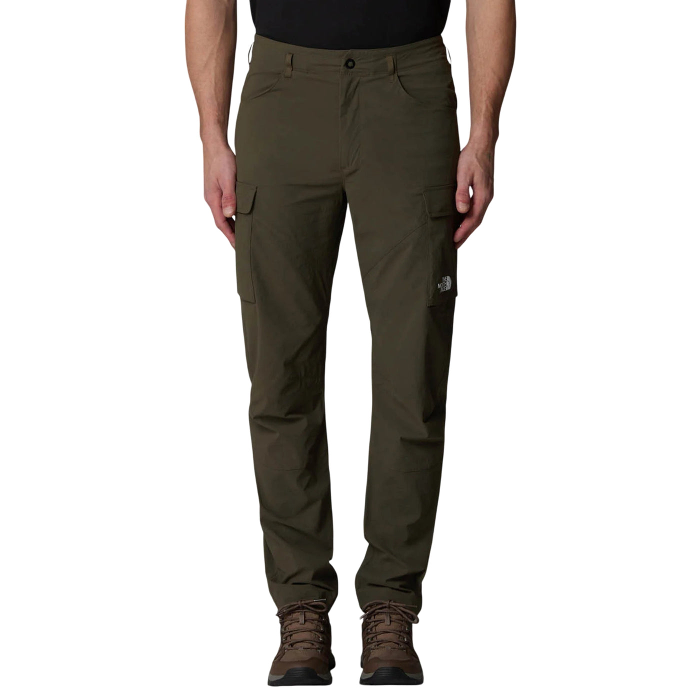 Pantaloni Cargo Uomo Exploration Verde modello frontale