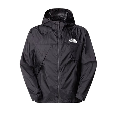 Giacca Uomo Impermeabile con maxi logo retro Nero