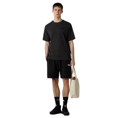 T-shirt Uomo Realxed Nero modello intero frontale