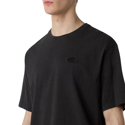 T-shirt Uomo Realxed Nero modello ravvicinato frontale