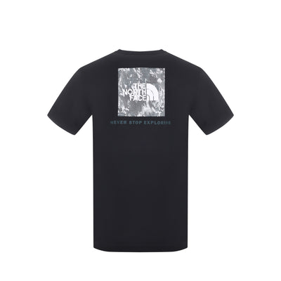 T-shirt Uomo NSE Box con logo Verde retro
