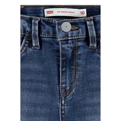 Jeans Junior super skinny, cinque tasche, in denim di cotone