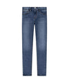 Jeans Junior super skinny, cinque tasche, in denim di cotone