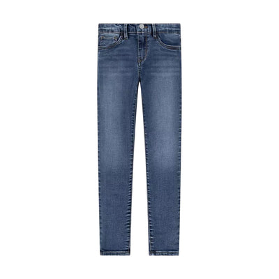 Jeans Junior super skinny, cinque tasche, in denim di cotone