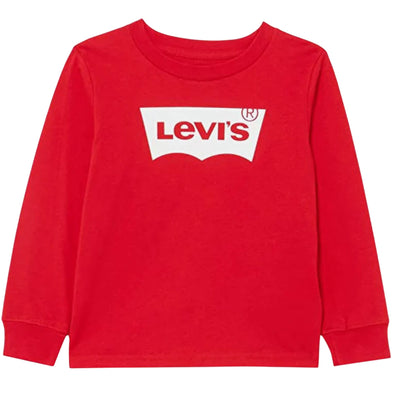 T-shirt Neonato Rossa, con scollatura girocollo e maniche lunghe con polsini