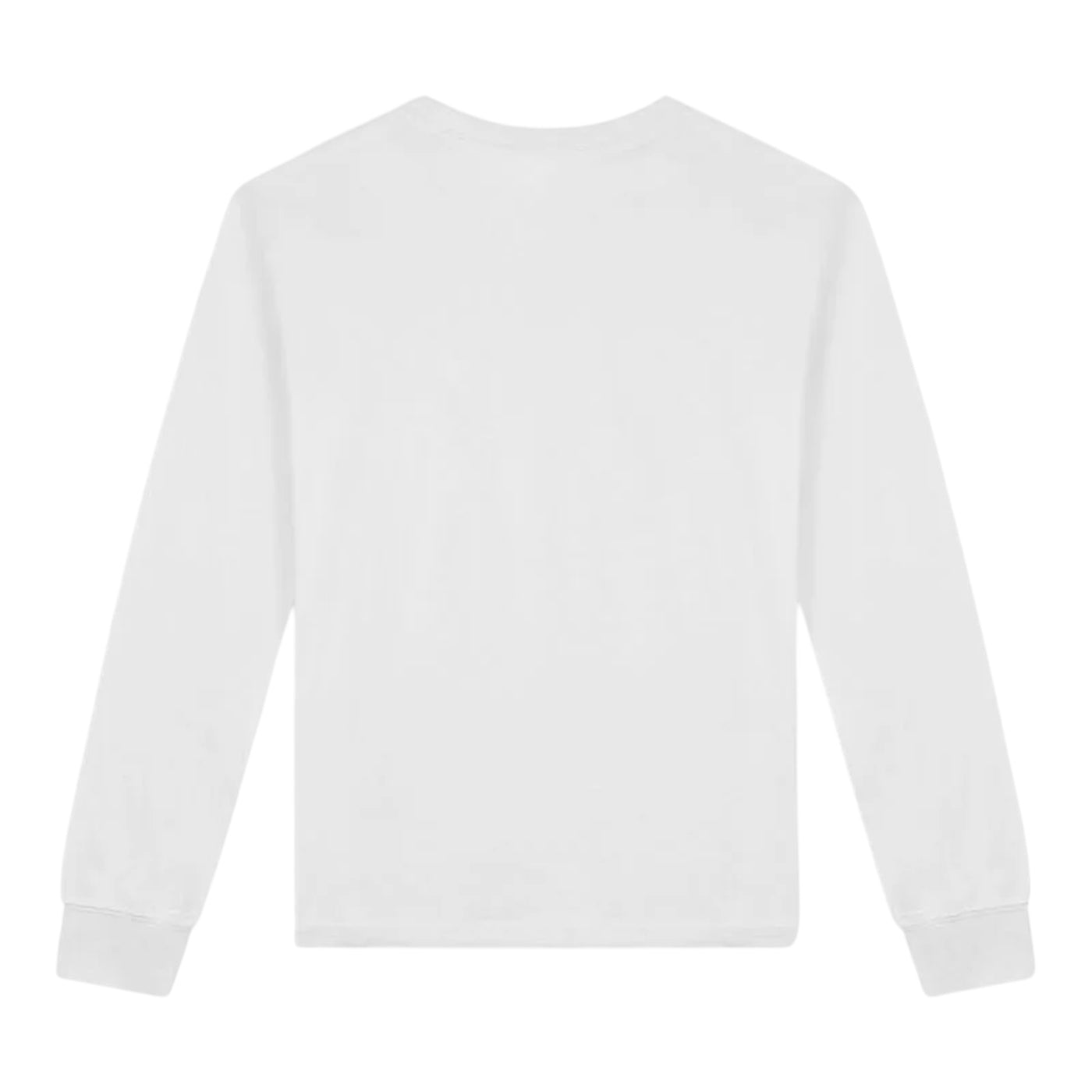 T-shirt Junior Bianca, lunga con micro logo sul petto