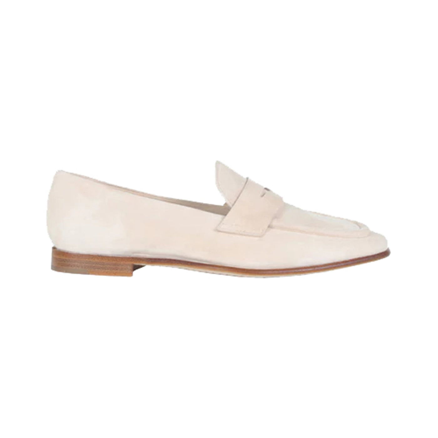 Women's moccasin with suede upper