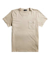 T-shirt Uomo con tasca sul petto Beige