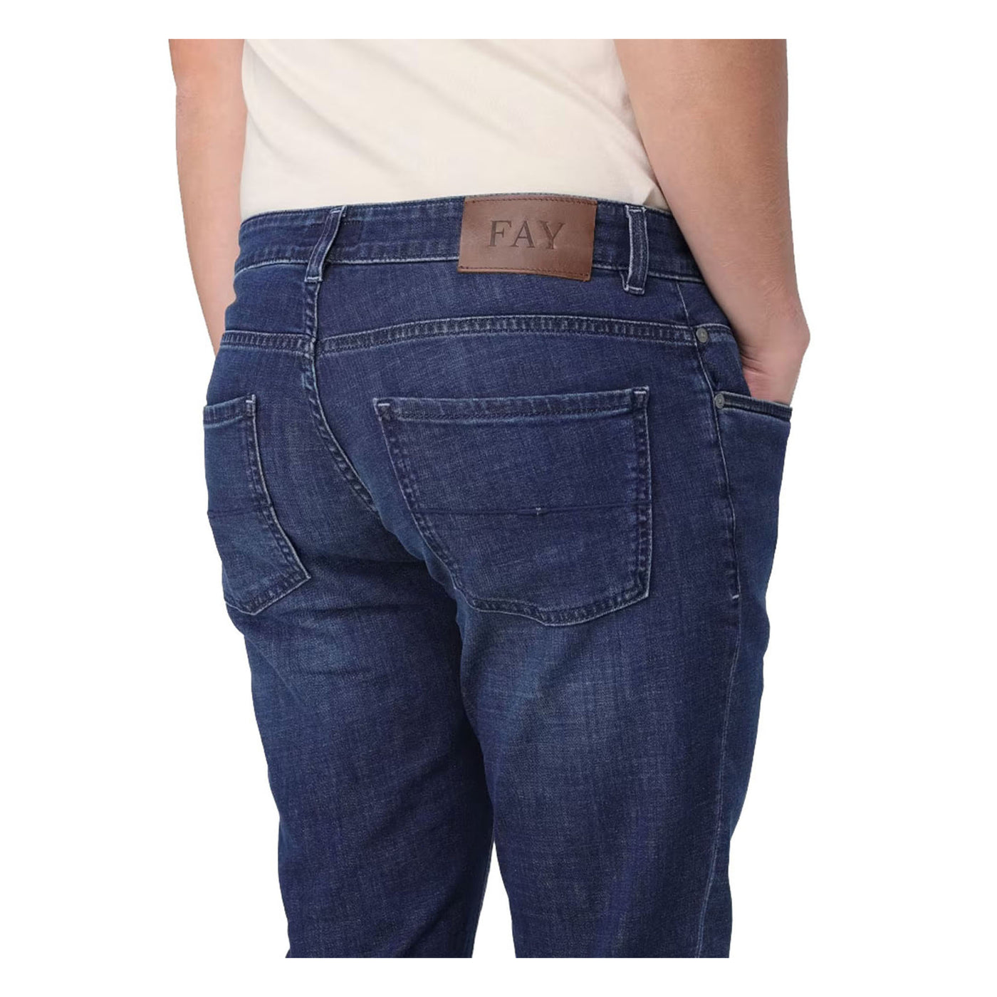 Men's jeans with coin pocket