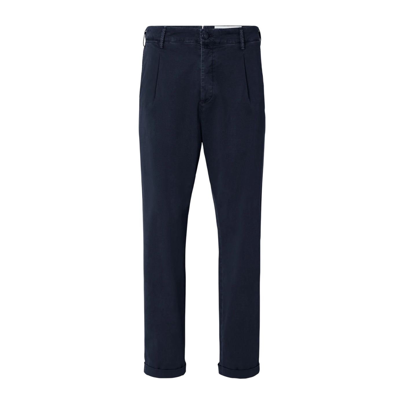 Pantaloni Uomo chino cropped Henry Navy