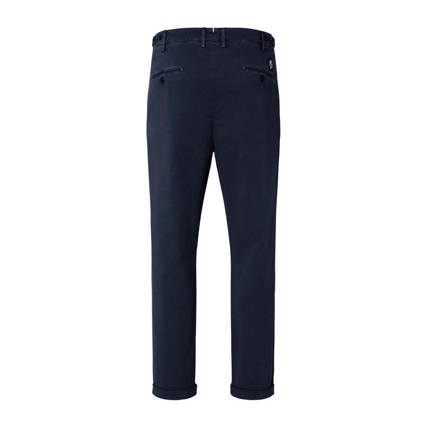 Pantaloni Uomo chino cropped Henry Navy retro