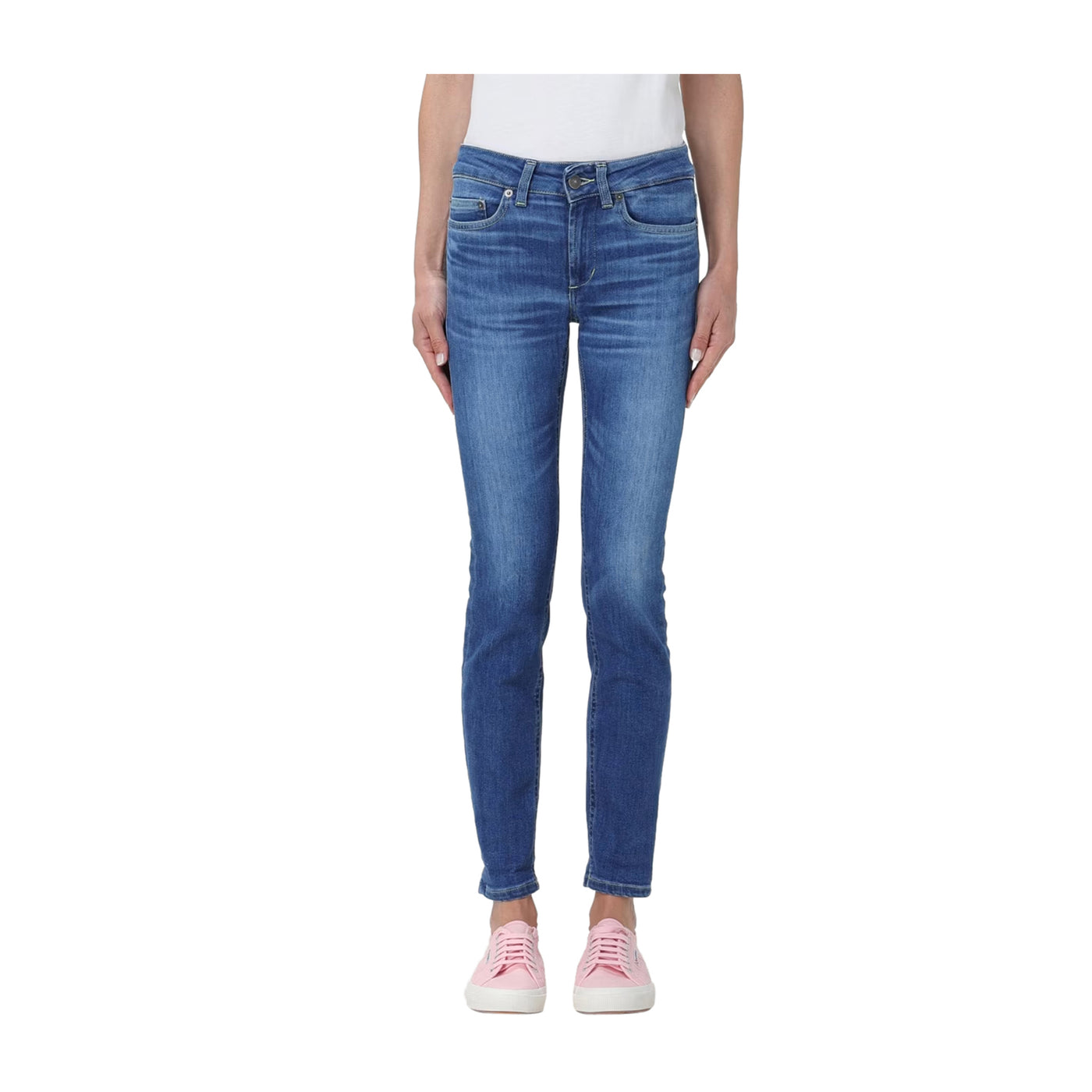 Jeans Donna, modello Monroe, skinny dal lavaggio medio