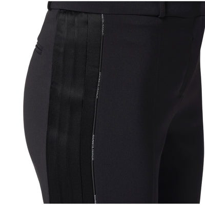 Pantaloni Donna in crêpe con dettagli smoking dettaglio