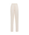 Pantaloni Donna in satin con losanga jacquard