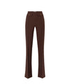 Pantaloni Donna a palazzo marrone