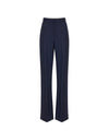 Pantalone Donna con pinces e righe gessate