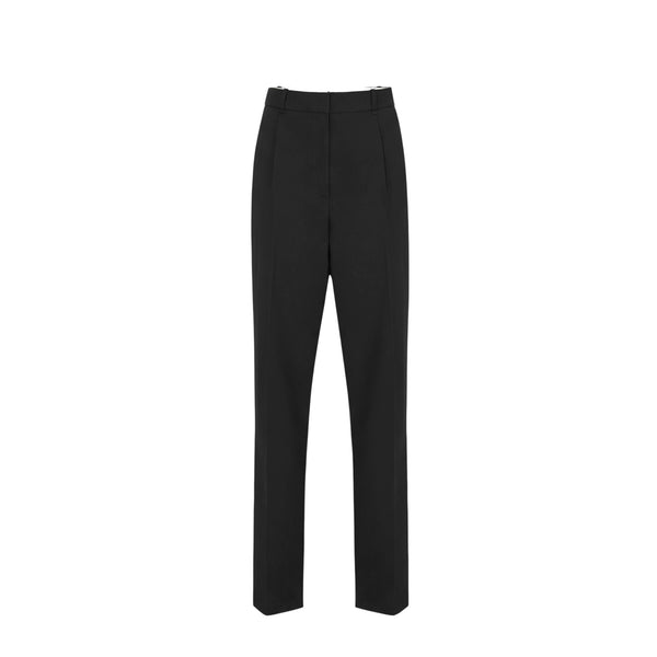 Pantalone Donna, in misto lana, Nero