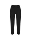 Pantalone Donna in doppio crêpe stretch, con patte laterali