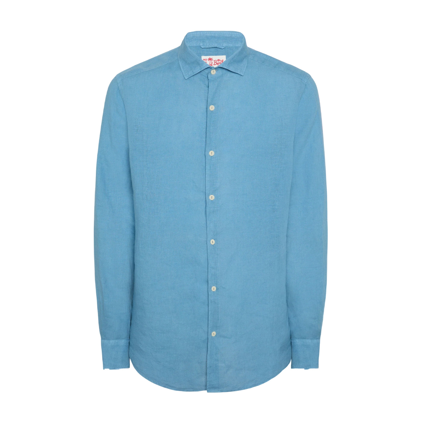 Camicia Uomo Pamplona in lino blu jeans