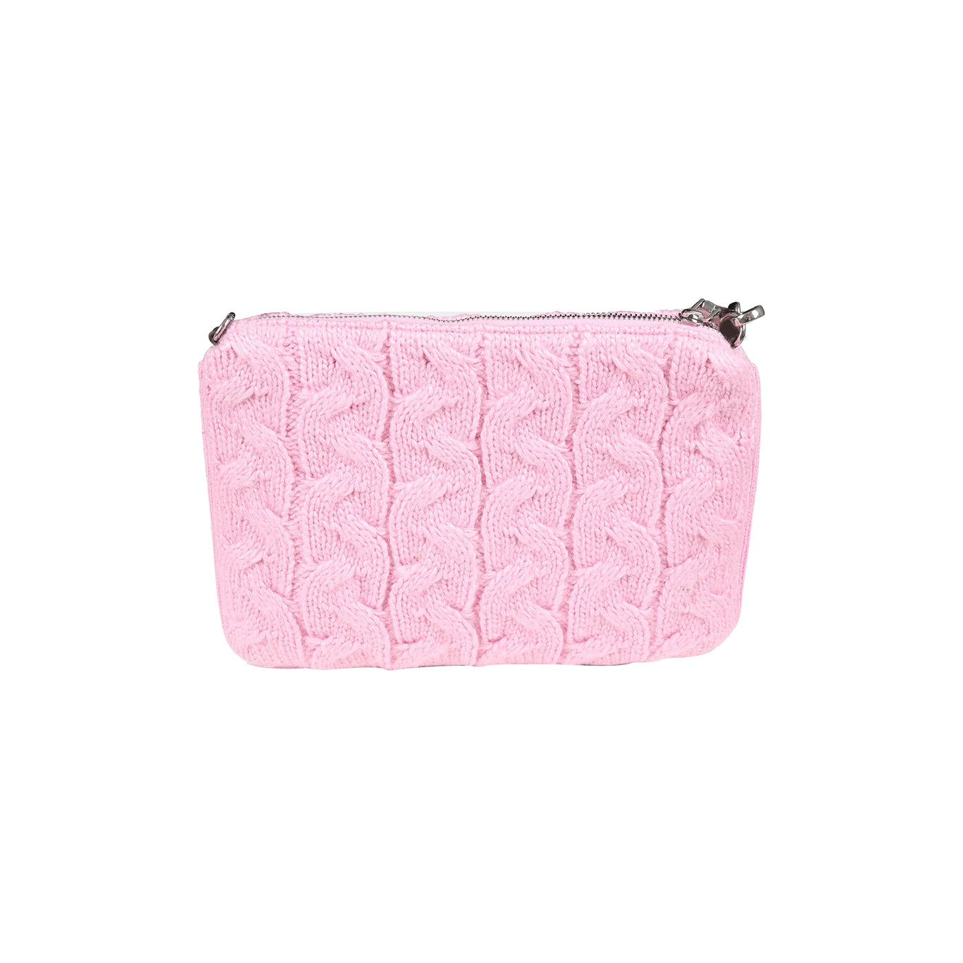 Pochette Donna Rosa con tracolla rimovibile e zip