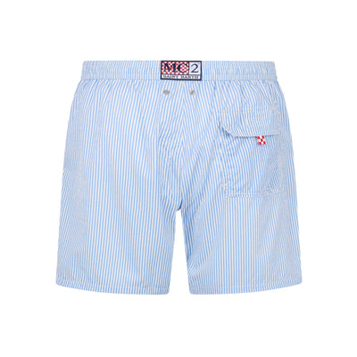 Costume Patmos Uomo a righe azzurro retro