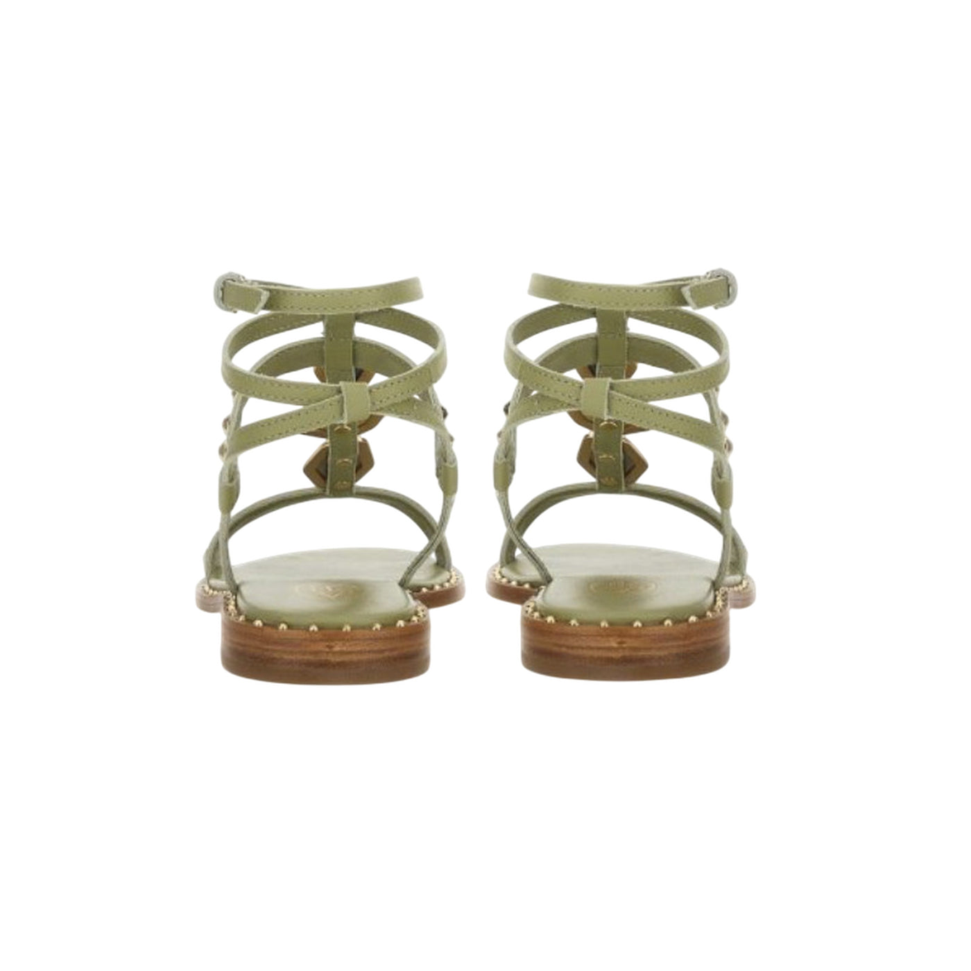 Sandali Donna Penny03 con pietre e borchie retro