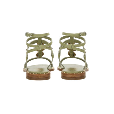 Sandali Donna Penny03 con pietre e borchie retro