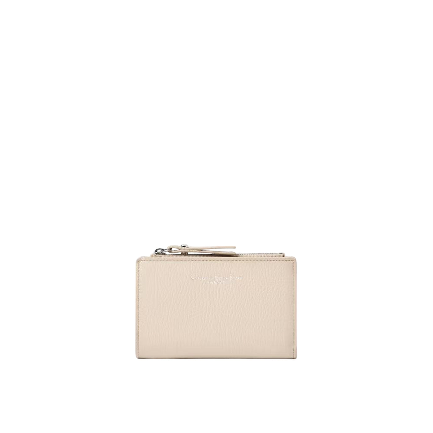 Portafoglio Donna in pelle martellata crema