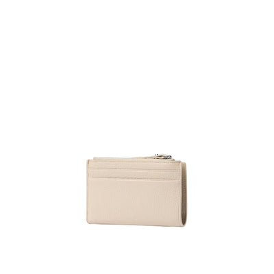 Portafoglio Donna in pelle martellata crema retro