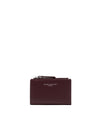 Portafoglio Donna in pelle martellata bordeaux