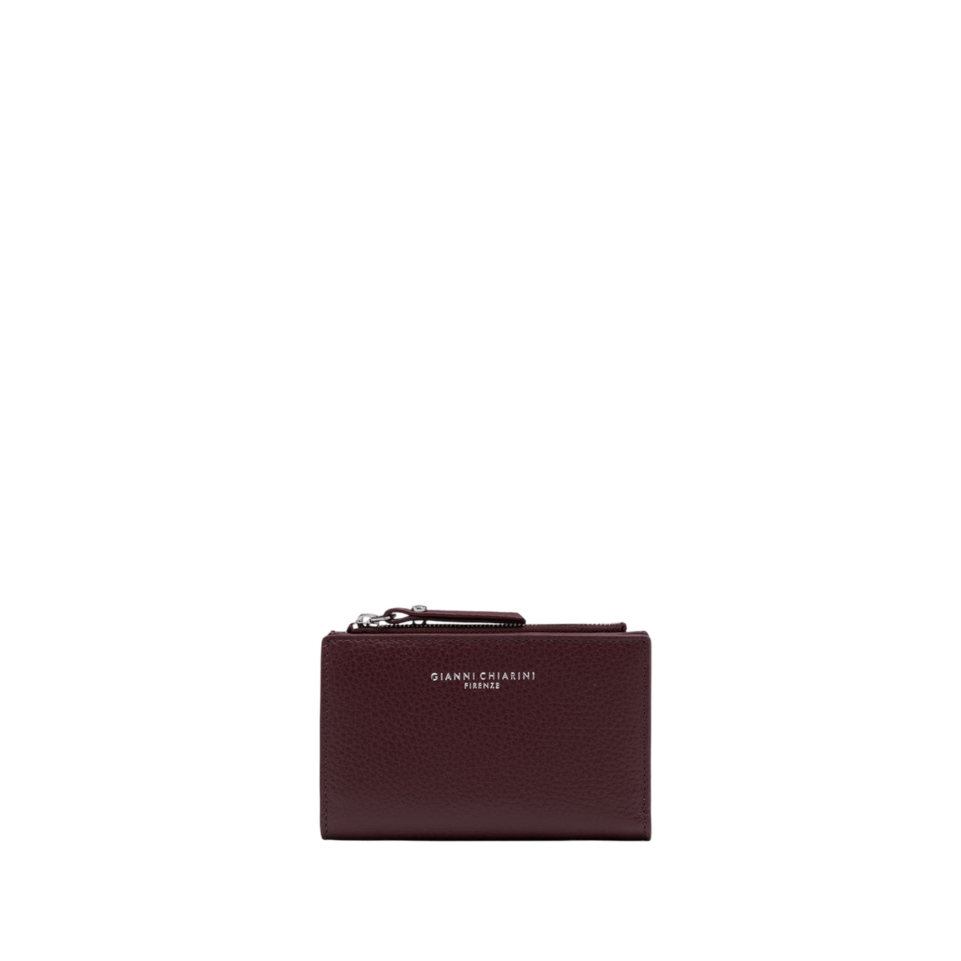Portafoglio Donna in pelle martellata bordeaux