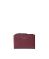 Portafoglio Donna Bordeaux, con tasche piatte