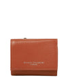 Portafoglio Donna con tasca con zip rosso mattone