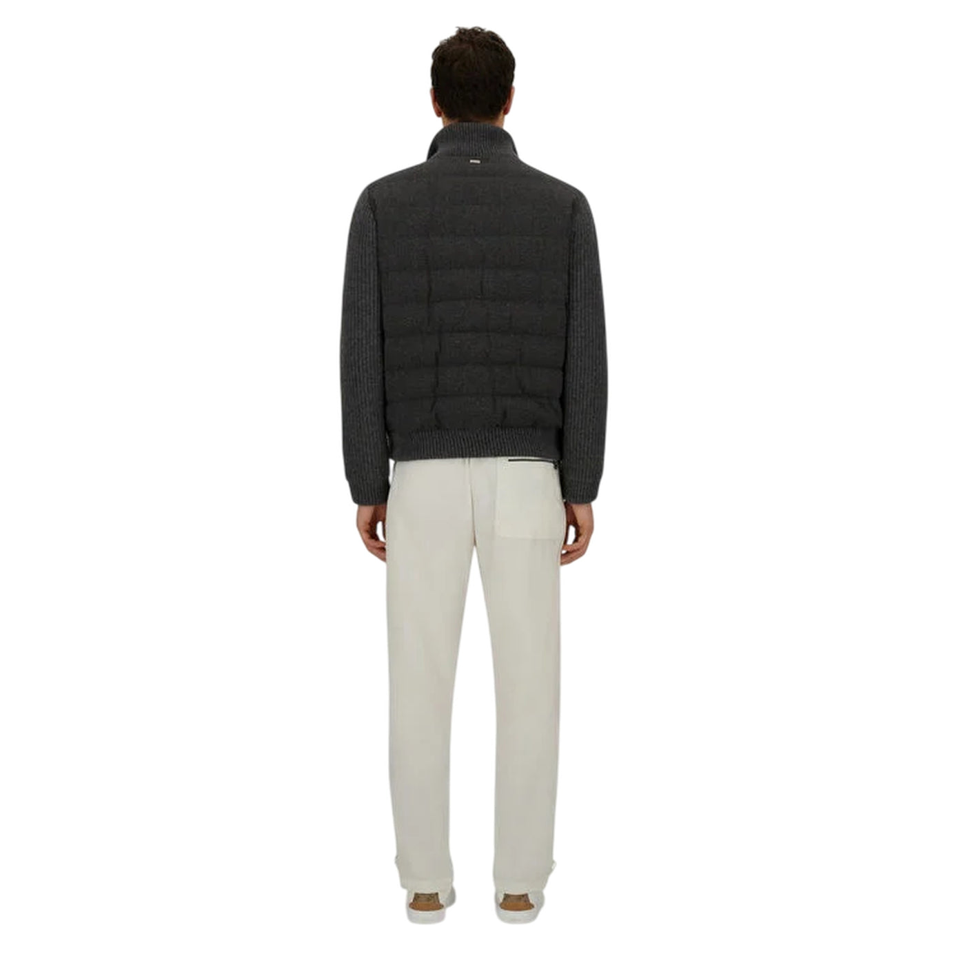 Giubbotto Uomo Bi-stretch Grigio modello retro