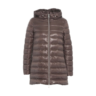 Piumino Donna in nylon ultralight Marrone