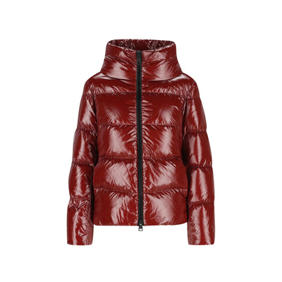 Piumino Donna Bordeaux maxi impunture