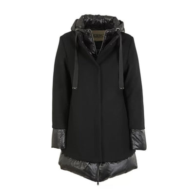 Giubbotto Donna lungo con cappuccio in nylon