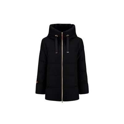 Giubbotto Donna con trama bi-stretch Nero