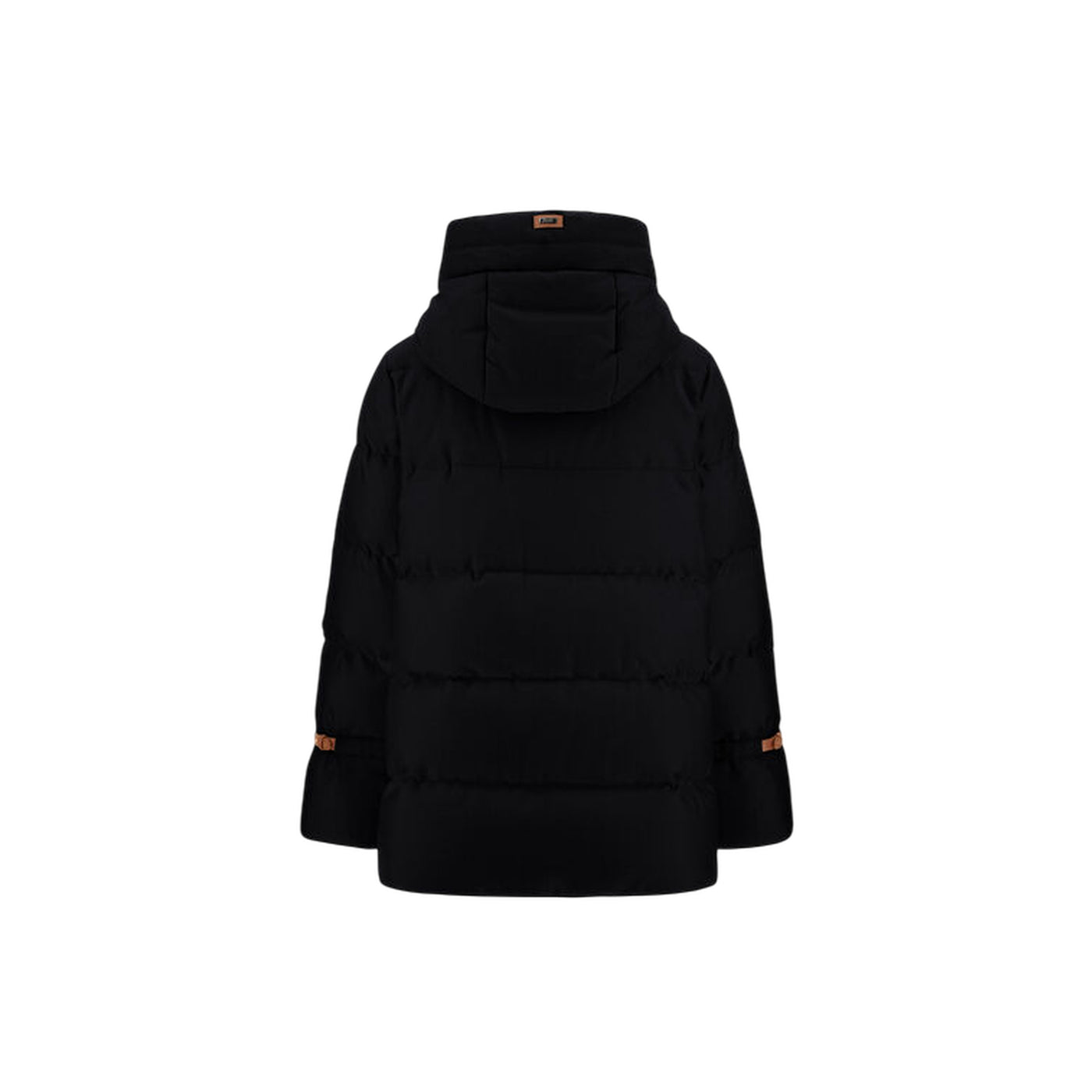 Giubbotto Donna con trama bi-stretch Nero retro