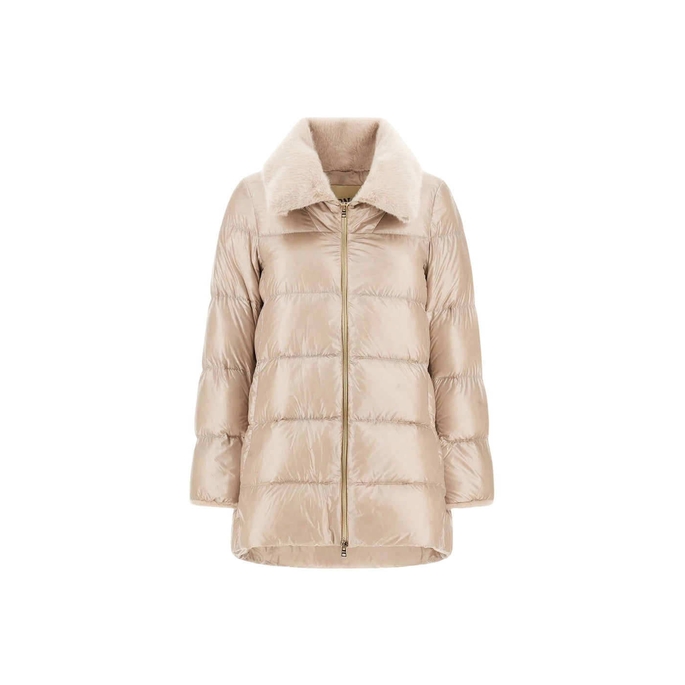 Giubbotto Donna in nylon ultralight Beige