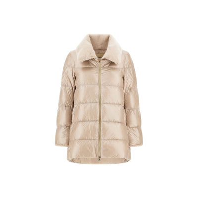 Giubbotto Donna in nylon ultralight Beige