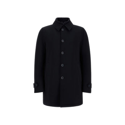 Trench Uomo con collo a camicia Blu