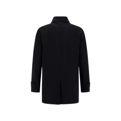 Trench Uomo con collo a camicia Blu retro