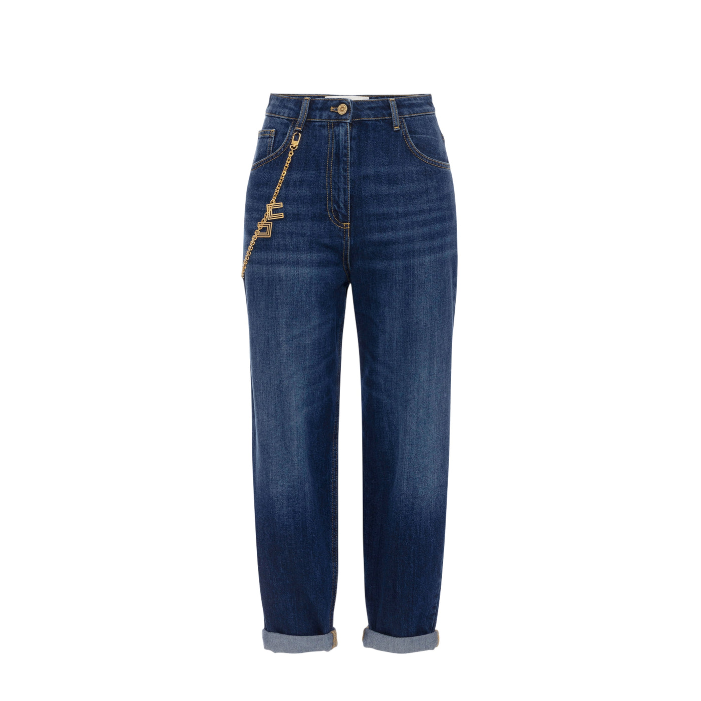Jeans Donna con catena gioiello