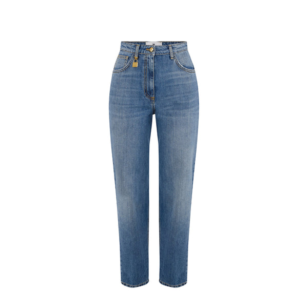 Jeans Donna con lucchetto gioiello