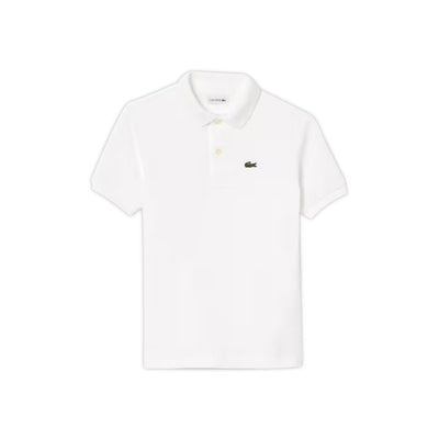 Polo Junior in tinta unita Bianco