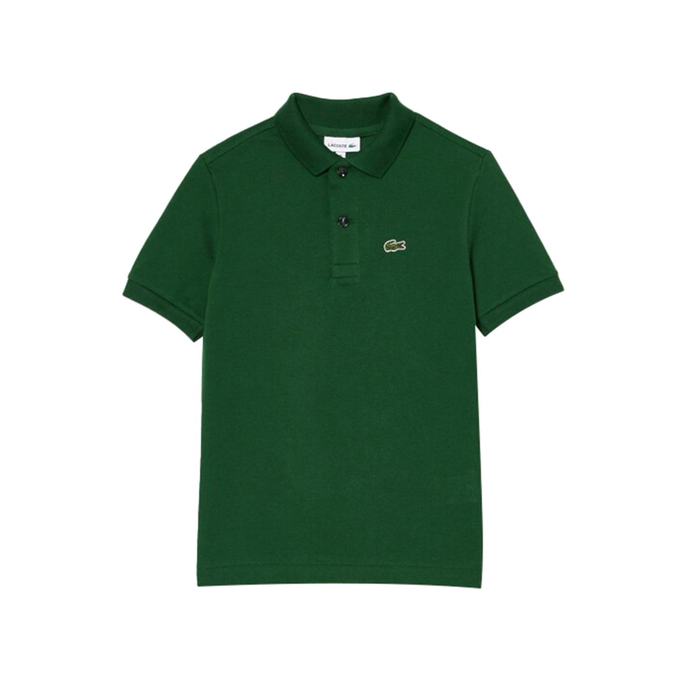 Polo Junior in tinta unita Verde